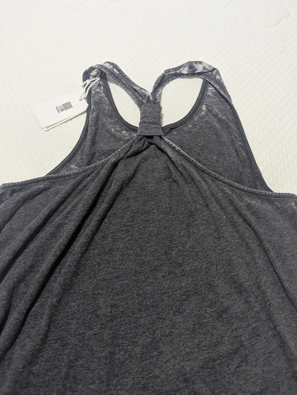 Michigan State Gray Racerback Tank Top - Picture 2 of 6